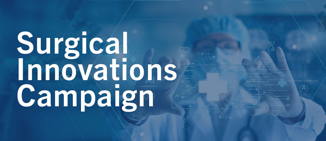 Surgical Innovations Campaign Donate Header